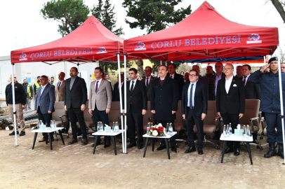 Tekirdağ Valisi Soytürk Okul Temel Atma Törenine Katıldı