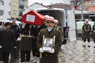 Tekirdağ'da  Kore Gazisi Son Yolculuğuna Uğurlandı