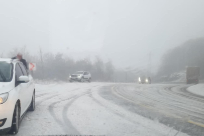 Demirköy’de Kar Yağmaya Başladı