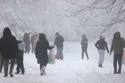Kırklareli'nde Kar Görmek İsteyenler Rotasını Istranca Dağları'na Çevirdi