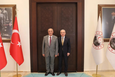 Vali Turan, Mehmet Kalyoncuoğlu’nu Makamında Ağırladı