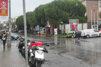 Tekirdağ'da Sağanak Yağış Etkili Oldu