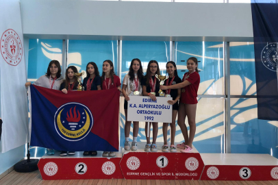 Edirne’de Yüzme İl Birinciliği Tamamlandı