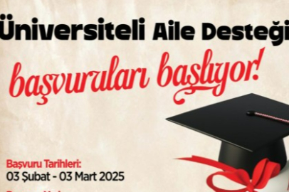 ‘Üniversiteli Aile Desteği’ Başvuruları Başlıyor