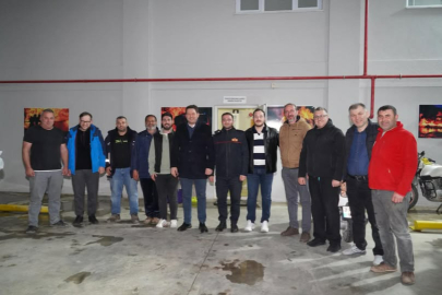 Başkan Talay'dan İtfaiye Ziyareti