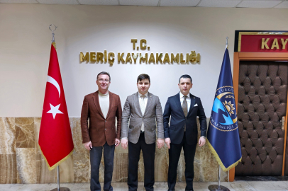 Meriç Kaymakamlığı’na Protokol Ziyareti