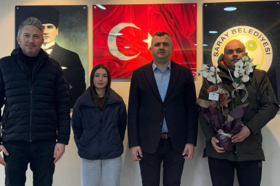 Saray Belediyesi’nden Şampiyon Sporcuya Tebrik