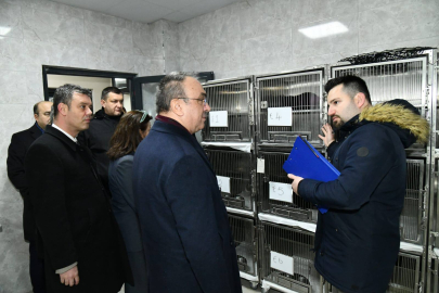 Vali Soytürk’ten Hayvan Barınağına Ziyaret