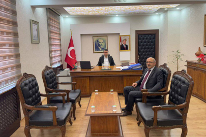 Kaymakam Uşen, Alıcı'yı Makamında Ağırladı