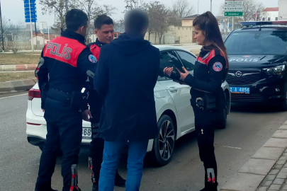 Edirne’de Alkollü Sürücü Yakayı Ele Verdi