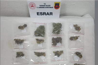 Tekirdağ'da Uyuşturucuyla Yakalanan 4 Şüpheli Gözaltına Alındı