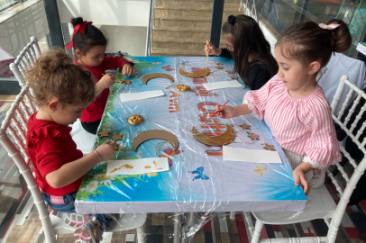 Edirne’de Çocuklar “Duvar Süsü” Atölyesinde Buluştu