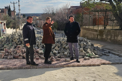 Başkan Talay, Pınarhisar’daki Üstyapı Çalışmalarını İnceledi