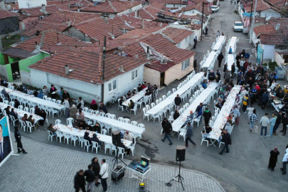 Çorlu Belediyesi, Hıdırağa Mahallesi’nde İftar Sofrası Kurdu