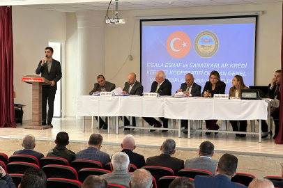 Kaymakam Sevgili, İpsala Esnaf Kefalet Kooperatifi Genel Kuruluna Katıldı