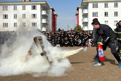 Lüleburgaz'da Yangın Tatbikatı Yapıldı