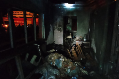 Müstakil Evde Çıkan Yangın Söndürüldü