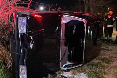 Tekirdağ'da 2 Otomobil Çarpıştı: 1 Yaralı