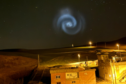 Gökyüzünde Merak Uyandıran Görüntü