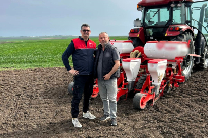 Lüleburgaz'da Ayçiçeği Ekim Çalışmaları Başladı