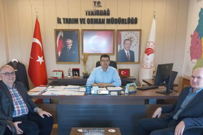 Tarım ve Orman Müdürü Aksoy'a Ziyaret