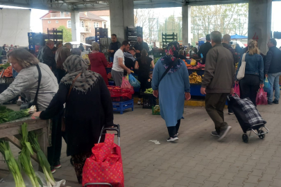 Havsa Halk Pazarı’nda Bahar Bereketi