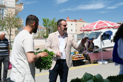 Başkan Martin Pazarda Vatandaşlarla Buluştu