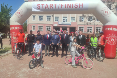 Havsa’da 23 Nisan’a Özel Bisikletli Kutlama