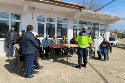 Kırklareli’nde Traktör Sürücüleri Bilgilendirildi