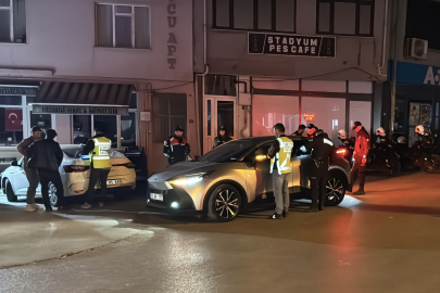 Edirne'de Asayiş ve Trafik Uygulaması Yapıldı