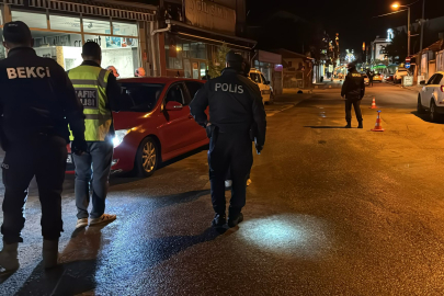 Edirne'de Polis Ekipleri Asayiş ve Trafik Denetimi Yaptı