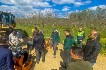 DSİ 11. Bölge Müdürü Yücegök, Çimendere-1 Göleti Şantiyesini İnceledi