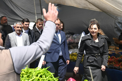 Yüceer, Pazar Ziyareti Gerçekleştirdi