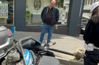 Çorlu’da Motosikletlinin Yaralandığı Kaza Anı Kamerada