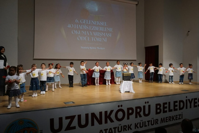 Uzunköprü’de 40 Hadis Yarışması Ödül Töreni