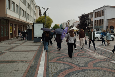 Edirne’de Yağmur Etkili Oluyor