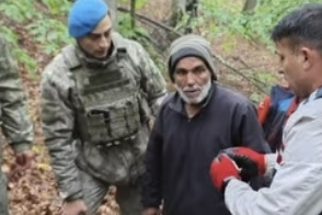 Ormanda Kaybolan Çoban Jandarma Ekiplerince Bulundu