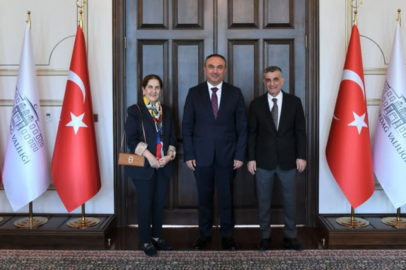 Vali Soytürk, Tayfun ve Arzu Çebi’yi Makamında Ağırladı