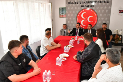 Başkan Yayla'dan MHP Babaeski İlçe Teşkilatı'na Ziyaret