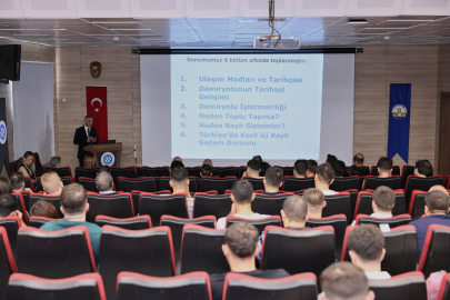 TÜ'de "Dünden Bugüne Raylı Sistemler" Semineri Düzenlendi