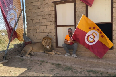 Galatasaraylı Taraftar, Şampiyonluğu Aslanlarıyla Kutladı