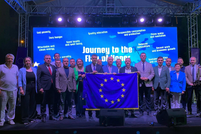 Çorlu, Avrupa Şeref Bayrağı Ödülü'nü Törenle Aldı