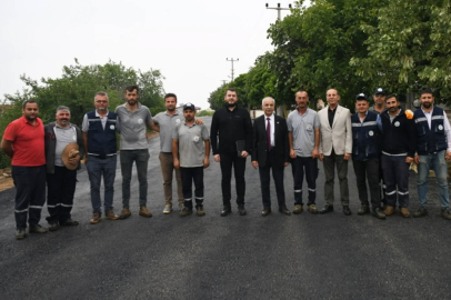 Keşan Belediyesi’nden Erikli Sahili’nde Hummalı Asfalt Çalışması