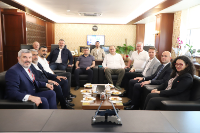 Bulgaristan Edirne Başkonsolosu, Çerkezköy TSO Başkanı Çetin İle Görüştü