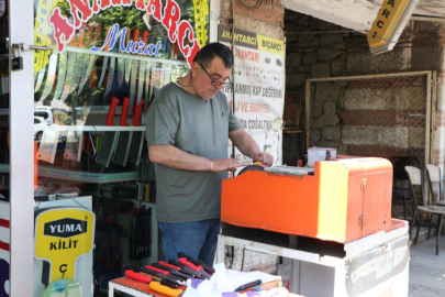 Tekirdağ'da Bıçakçılar Kurban Bayramı Mesaisine Başladı