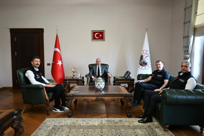 Vali Turan, Göç İdaresi Yetkililerini Ağırladı