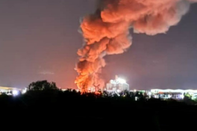 Tekirdağ'da Kimya Fabrikasında Yangın