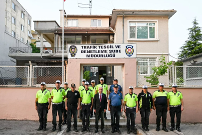 Vali Turan'dan Trafik Denetleme Birimlerine Ziyaret