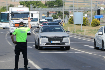 İstanbul Tekirdağ Yolunda Kurban Bayramı Öncesi Trafik Denetimi