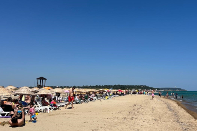 Saros Körfezi Sahillerinde Bayram Yoğunluğu Sürüyor